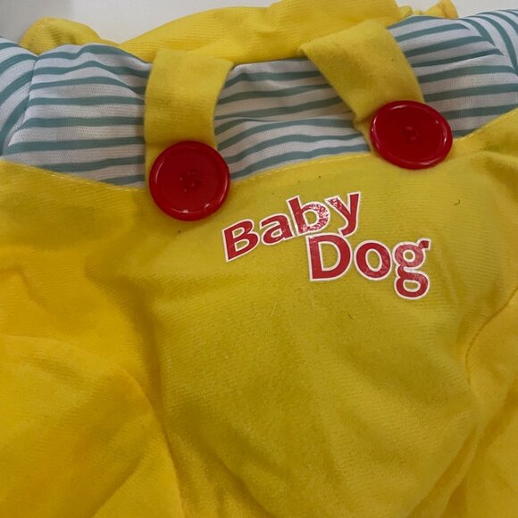 Baby Dog Yellow Overall Costume - Picture 2 of 10